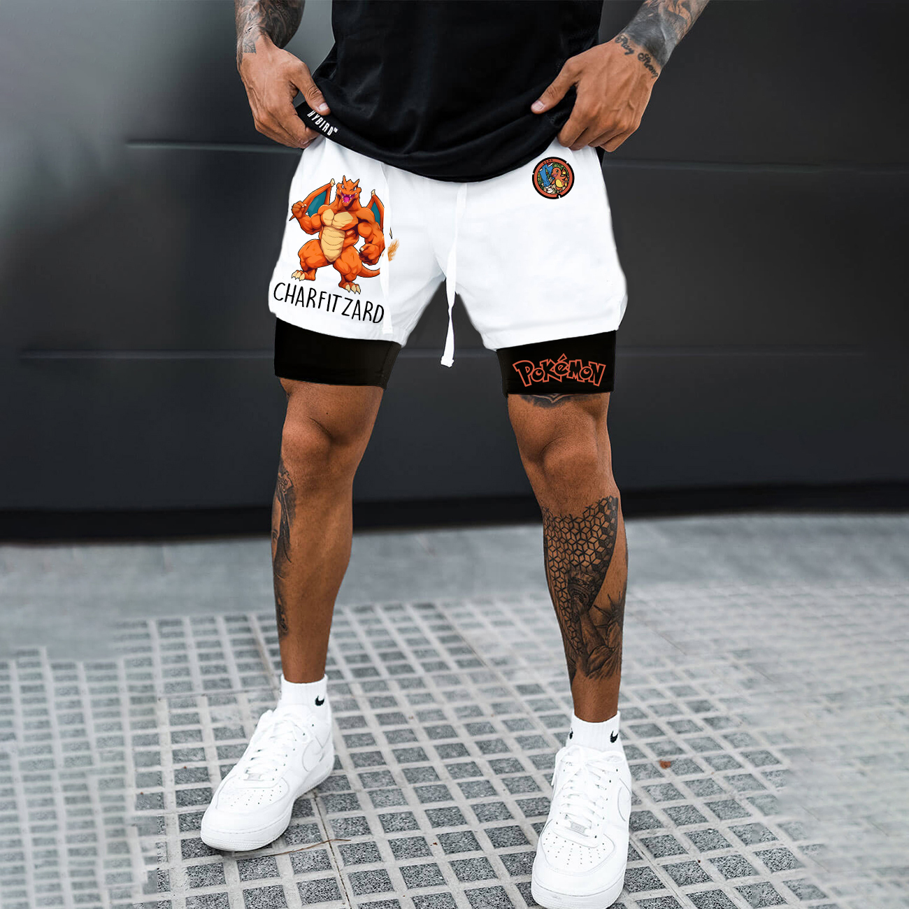 Unisex  Casual Anime Streetwear Shorts