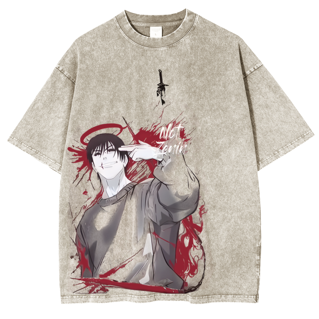 Jujutsu Kaisen Vintage Washed Unisex T-Shirt