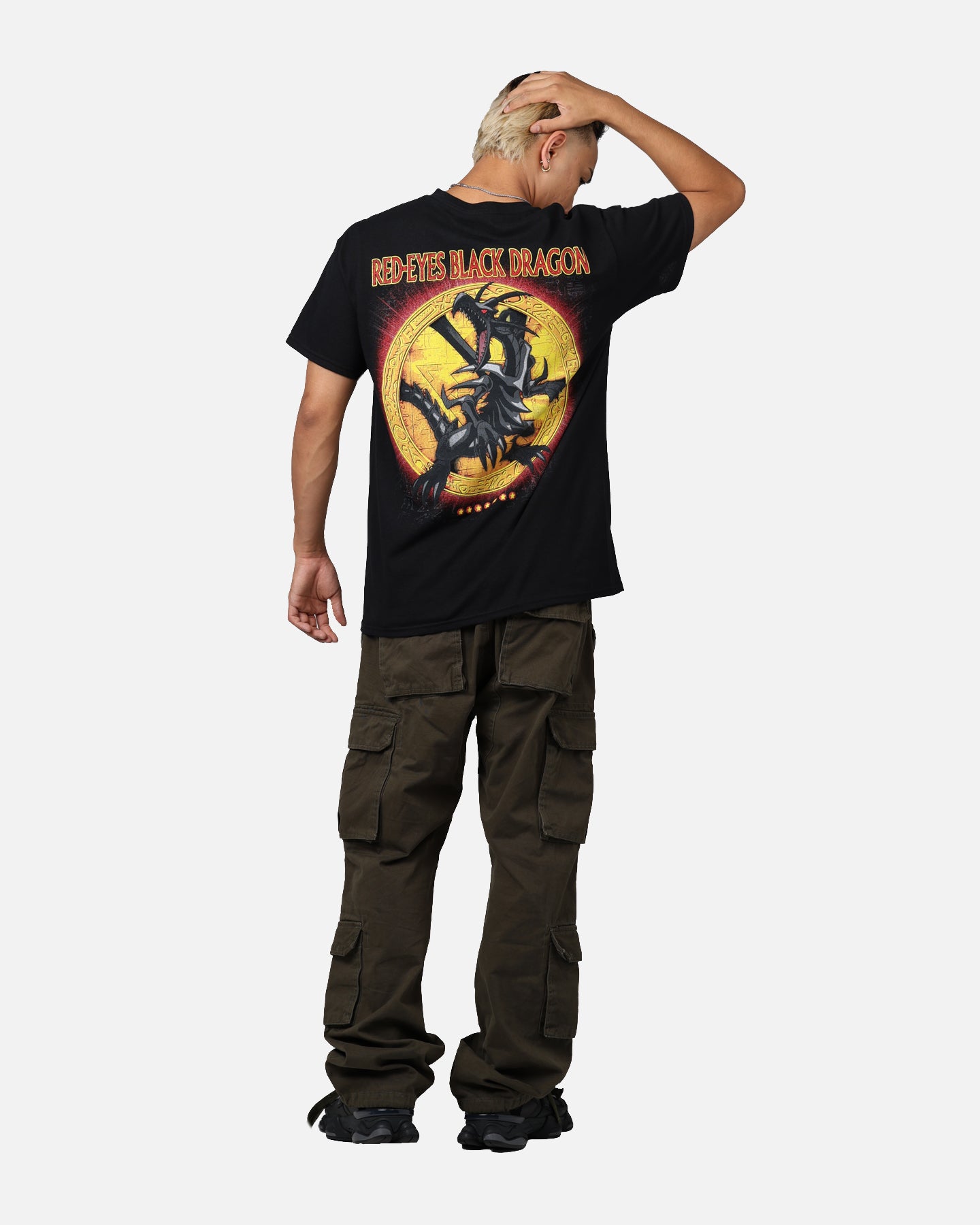 Yu-Gi-Oh! Red Eyes Vintage T-Shirt Black
