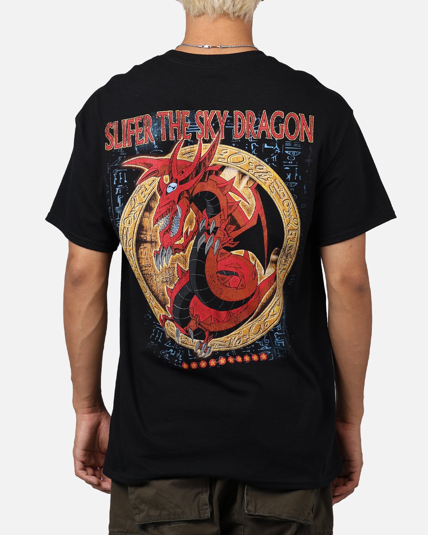 Yu-Gi-Oh! Slifer Vintage T-Shirt Black