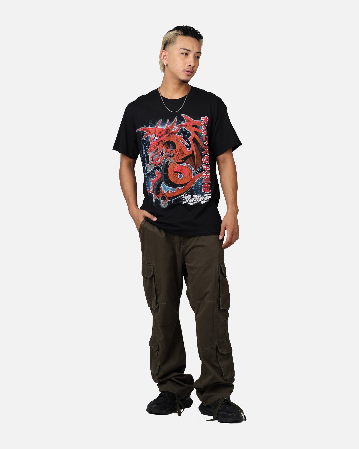 Yu-Gi-Oh! Slifer Vintage T-Shirt Black