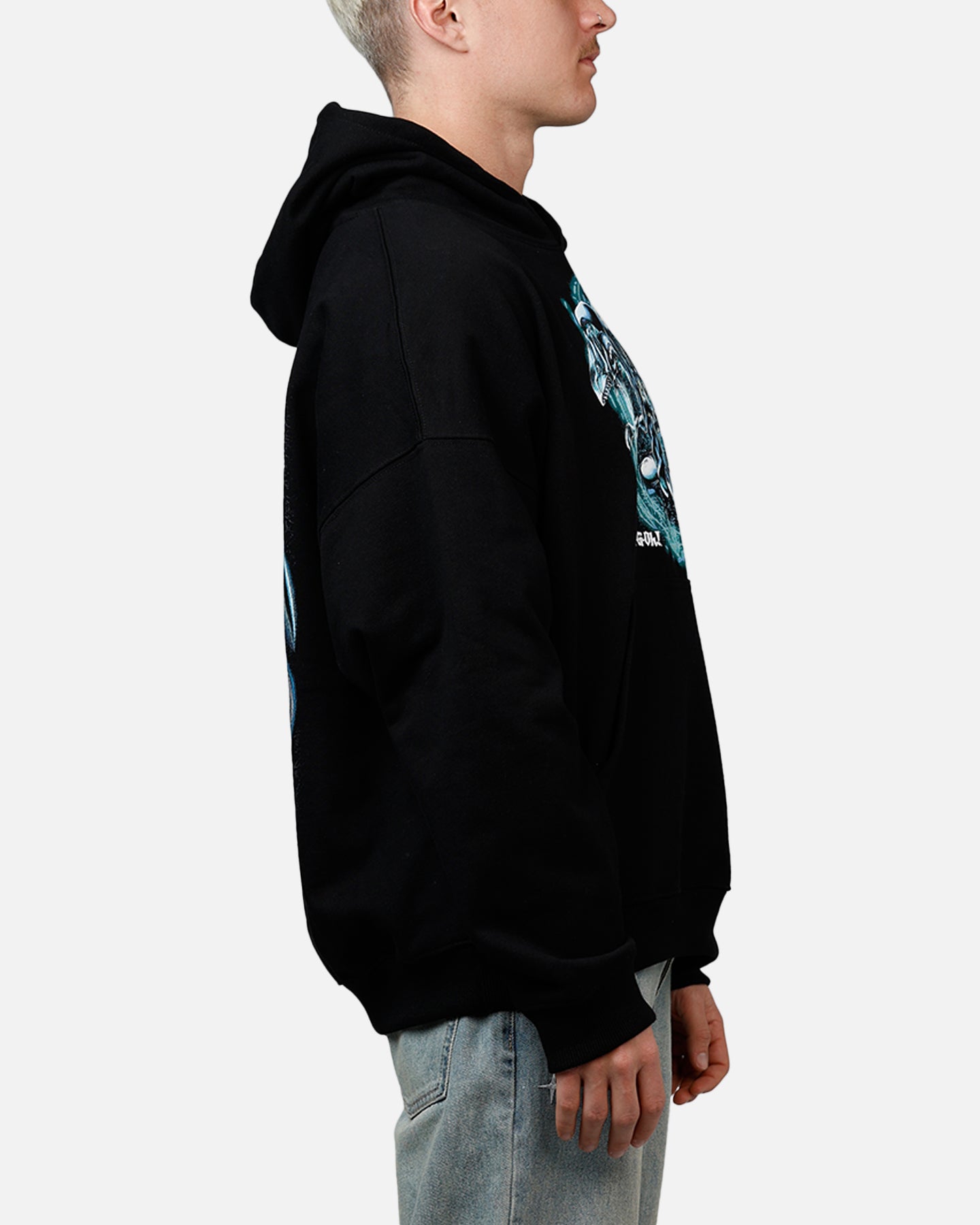 Yu-Gi-Oh! Blue Eyes White Dragon Premium Hoodie Black