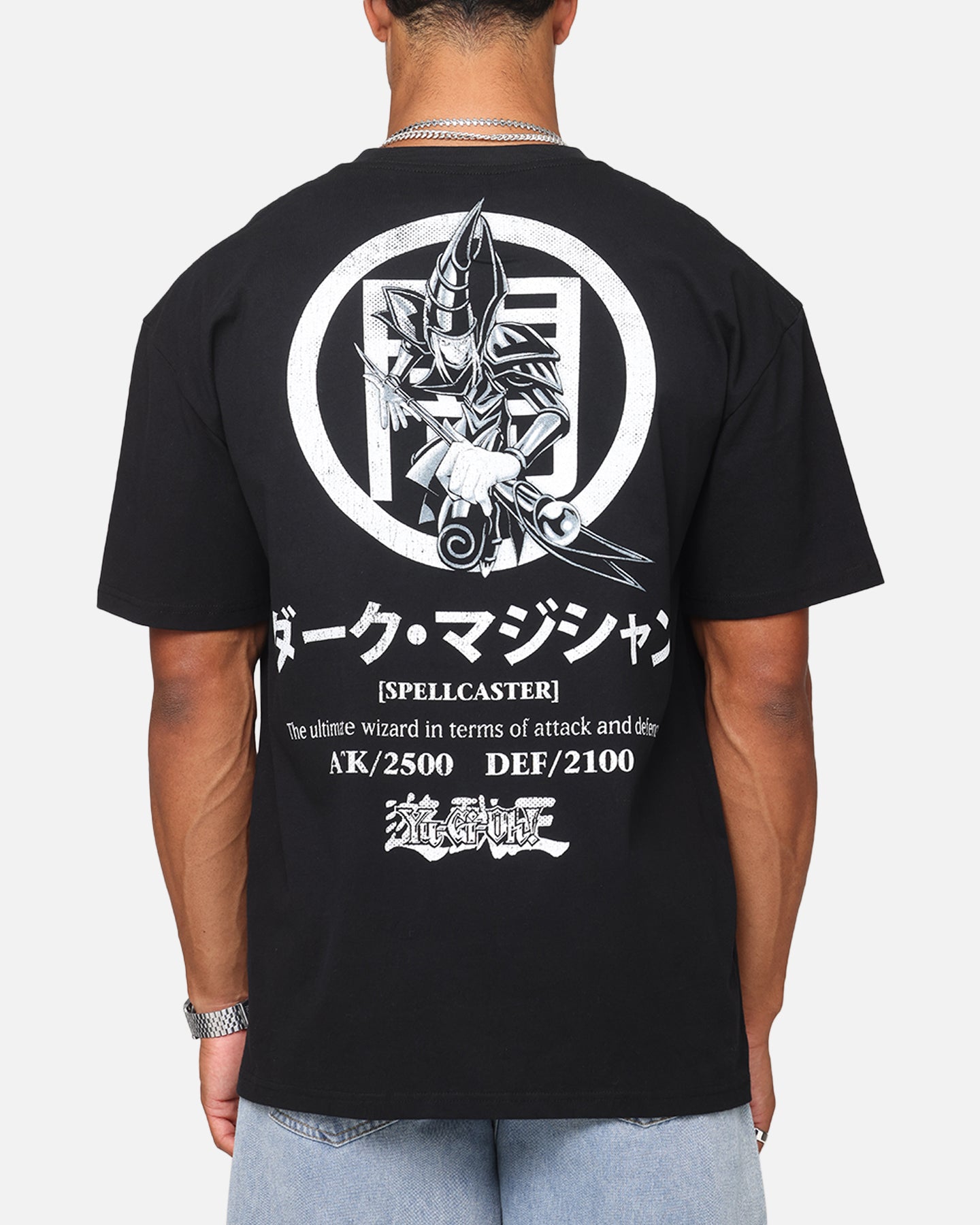 Yu-Gi-Oh! Dark Magician Card Heavyweight T-Shirt Black