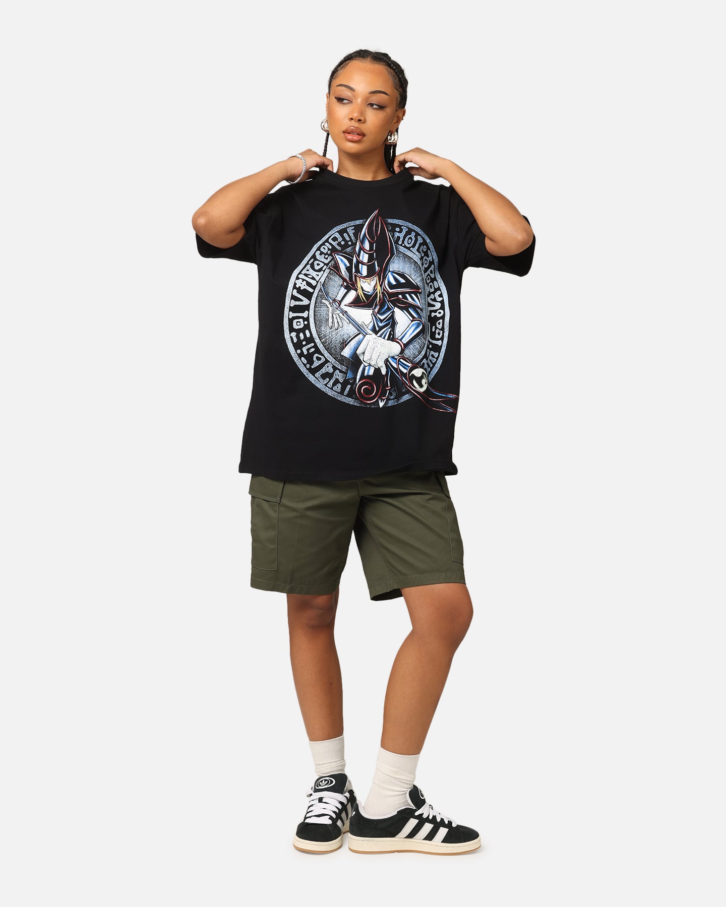 Yu-Gi-Oh! Dark Magician Card Heavyweight T-Shirt Black