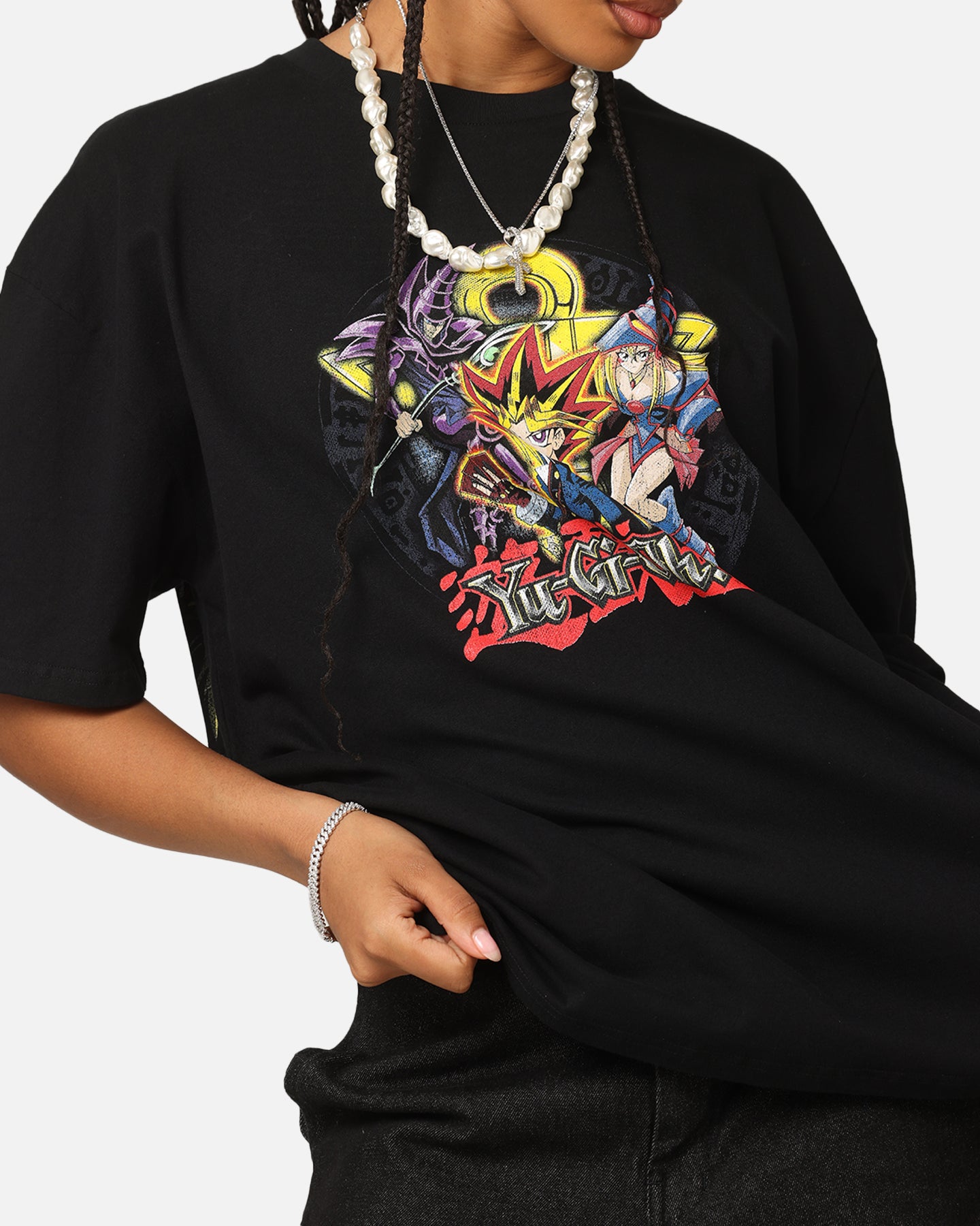 Yu-Gi-Oh! Yugi Mutou Heavyweight T-Shirt Black