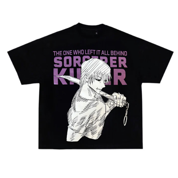 Casual Anima Design Short Sleeves T-shirt