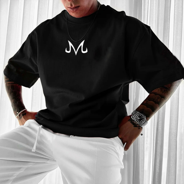 Oversized casual Dragon Ball print T-shirt