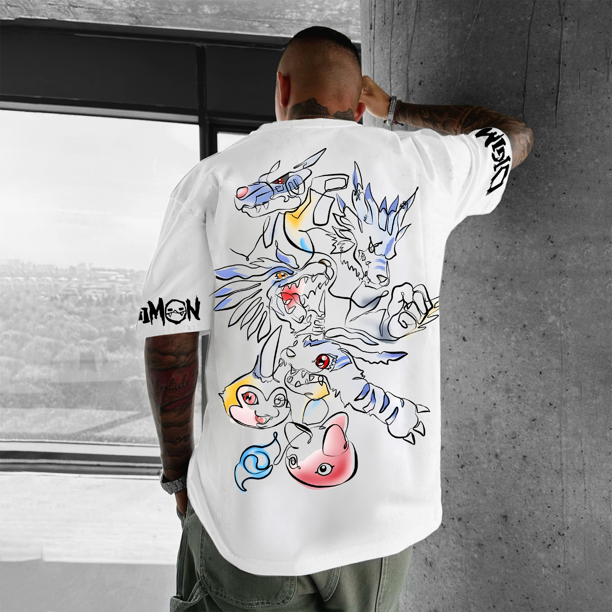 Unisex  “Digimon”   Anime Inspired Vintage T-Shirt-comicclothing