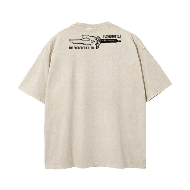 Unisex Casual Anime TENITOL Printed T-Shirt