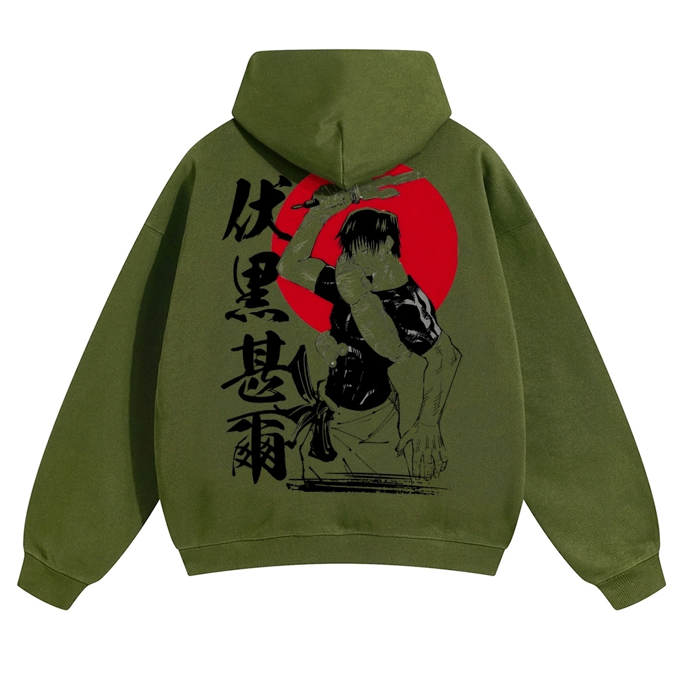 Unisex Casual Anime Print Hoodie