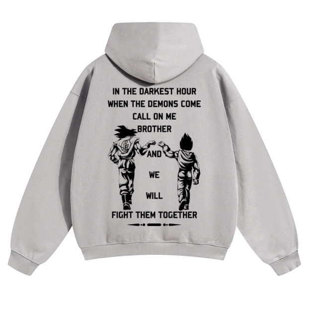 Unisex Anime Graphic Streetwear Vintage Hoodie