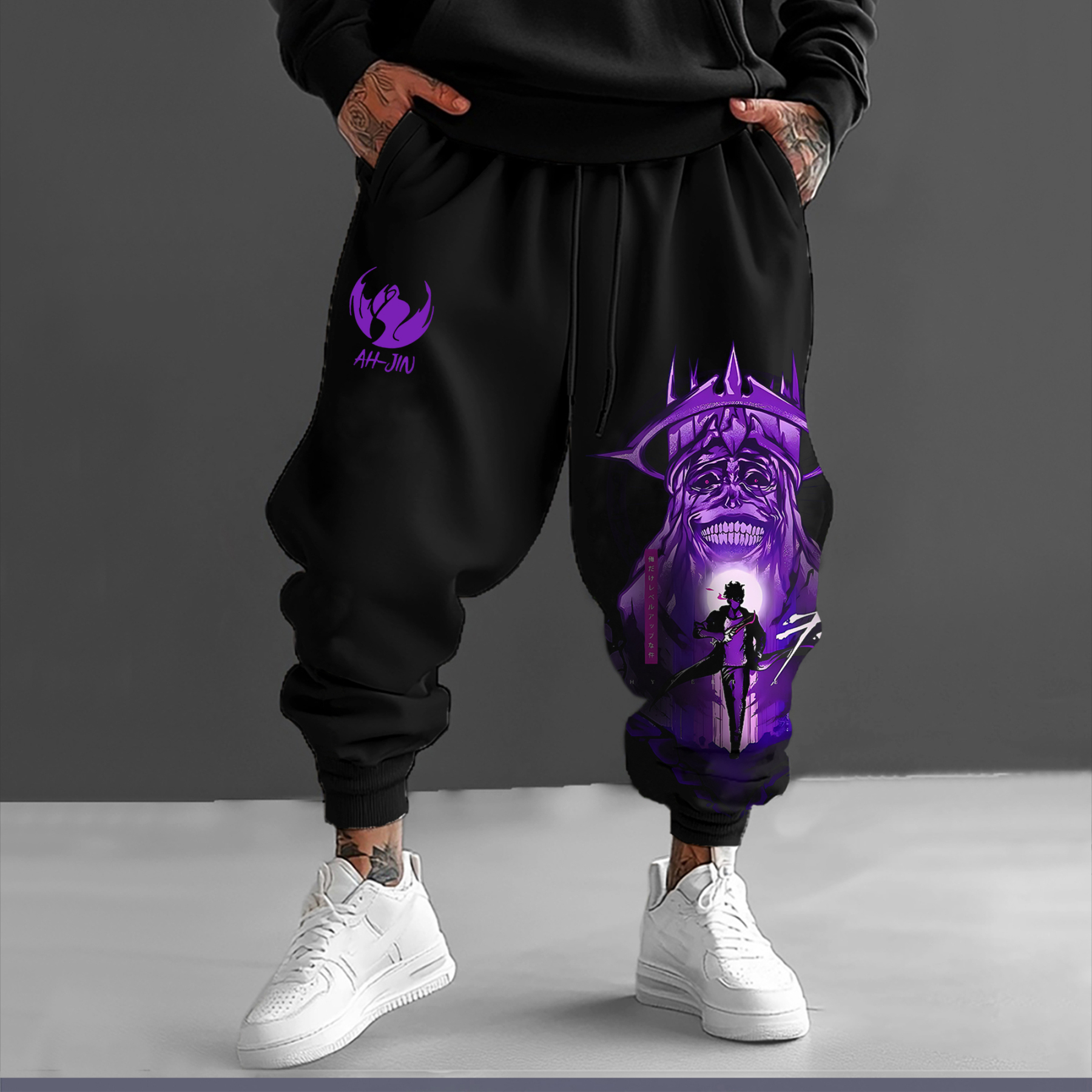 Unisex Casual Anime Streetwear Pants