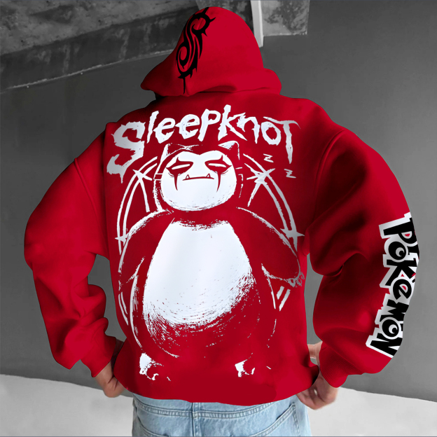 Unisex Anime Graphic Streetwear Vintage Hoodie