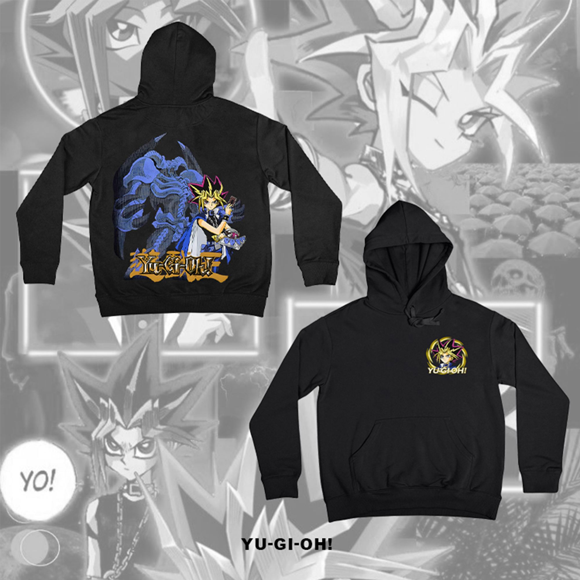 Unisex "Yu-Gi-Oh!" Game Anime Graphic Print Hoodie