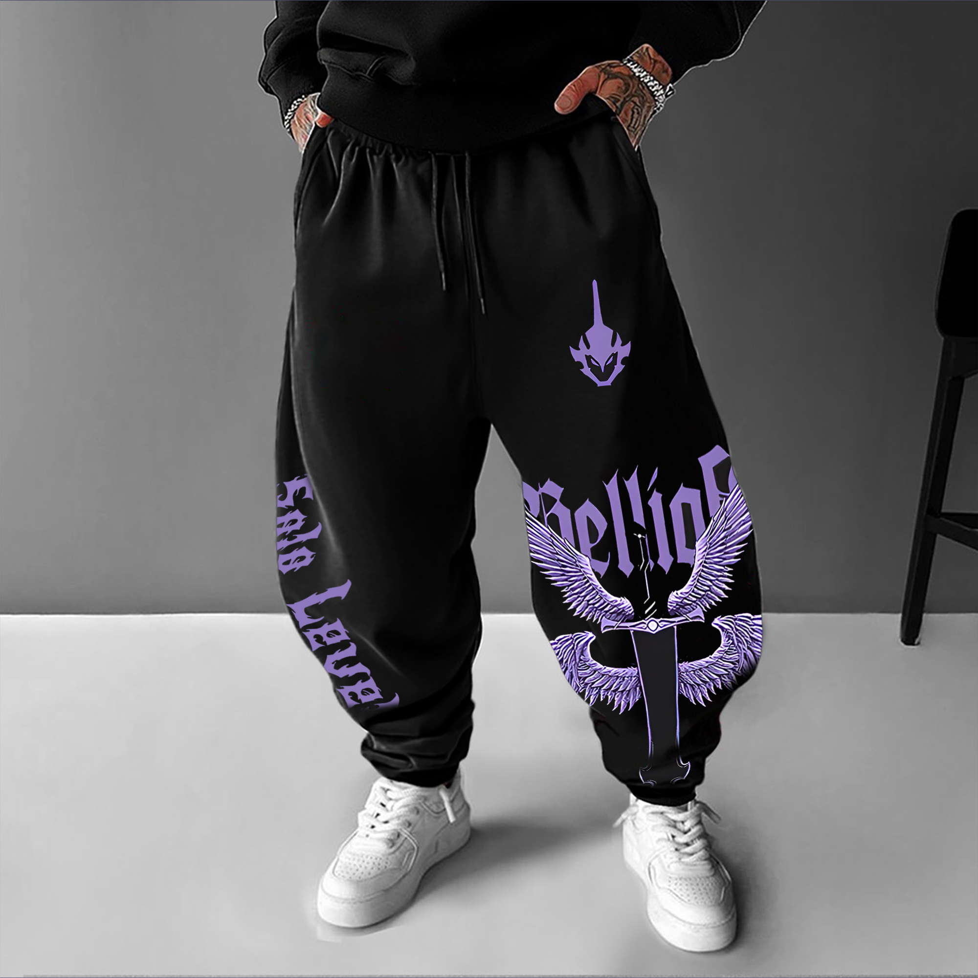 Unisex Casual Anime Streetwear Pants-comicclothing