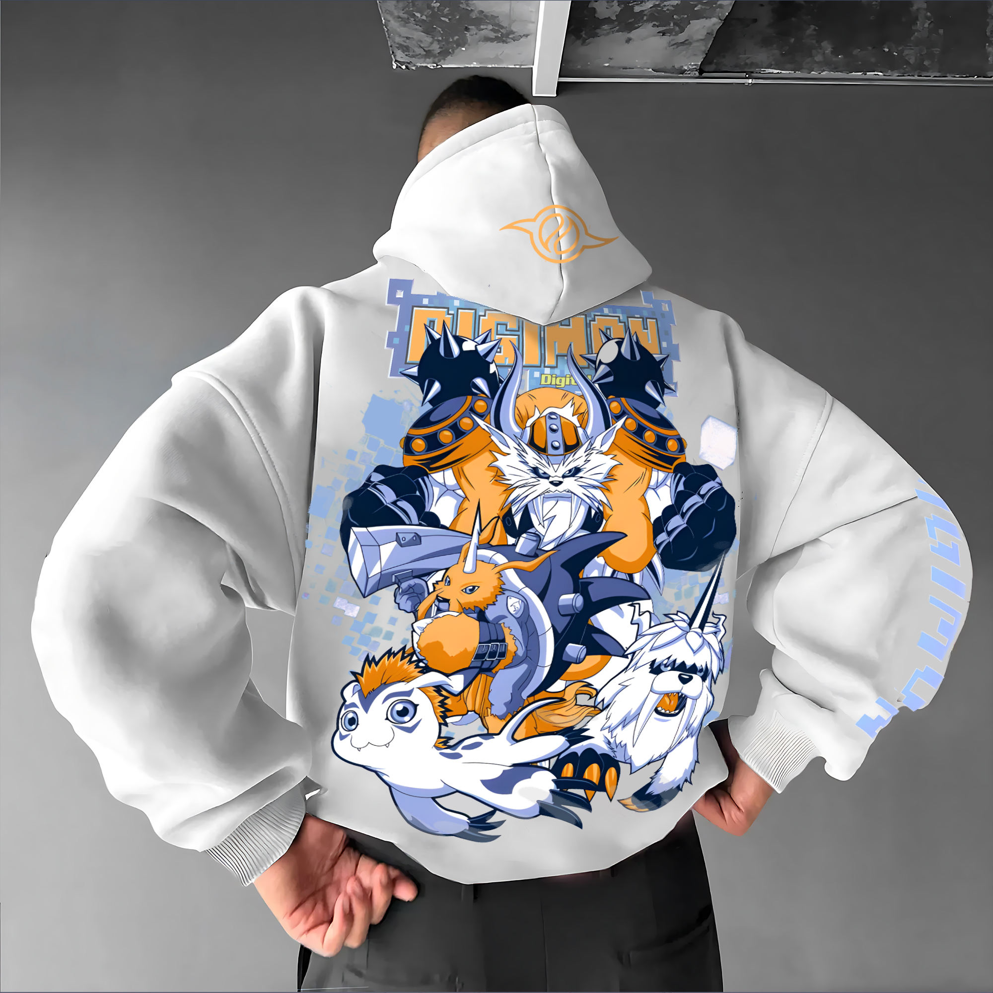 Unisex “Digimon” Anime Graphic Streetwear Vintage Hoodie