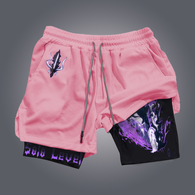 Unisex  “Solo Leveling” Casual Anime Streetwear Shorts-comicclothing