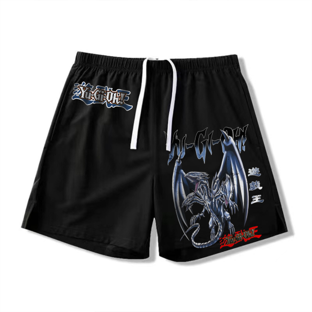 Unisex "Yu-Gi-Oh!"  Anime Style Retro Shorts-comicclothing