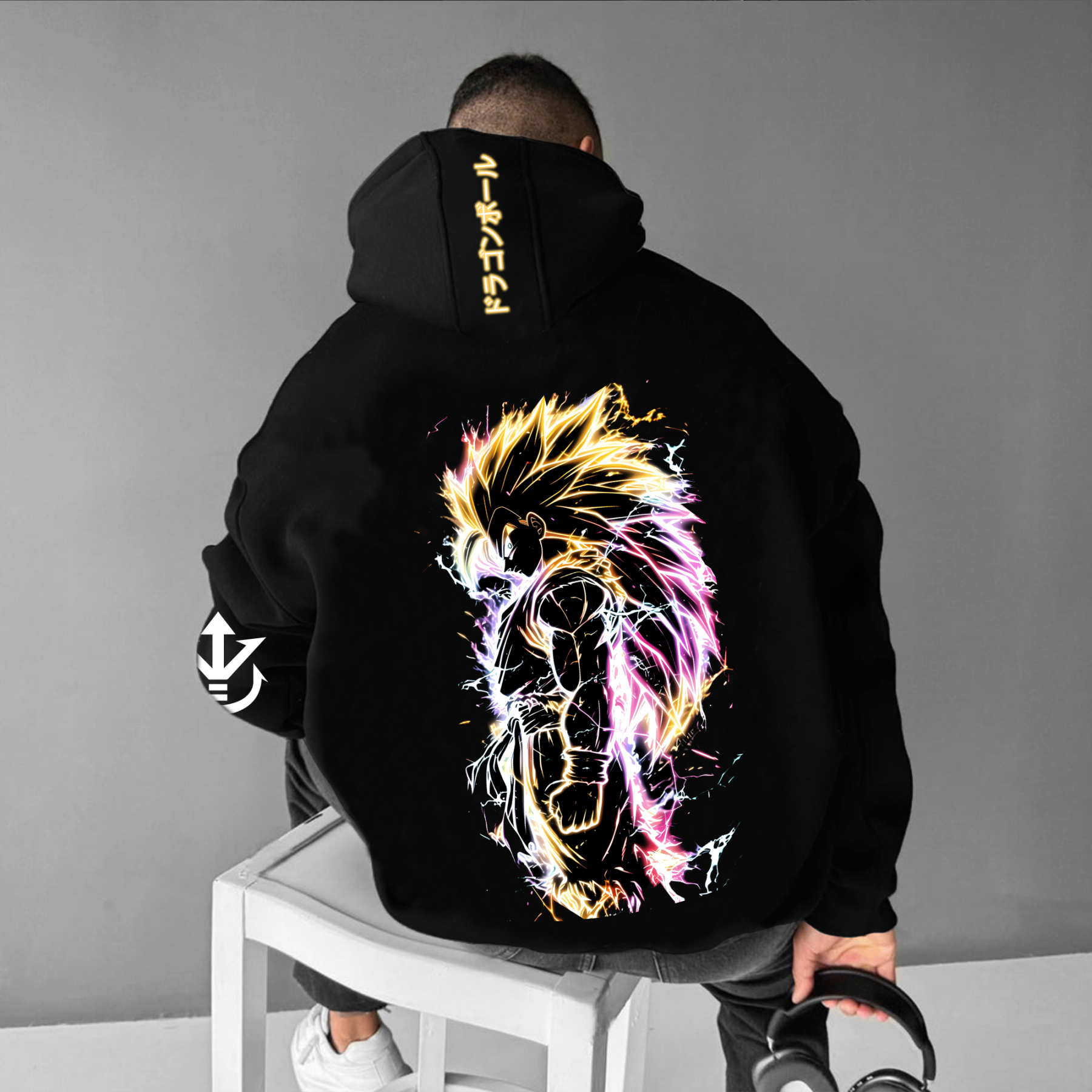 Unisex Anime Graphic Streetwear Vintage Hoodie