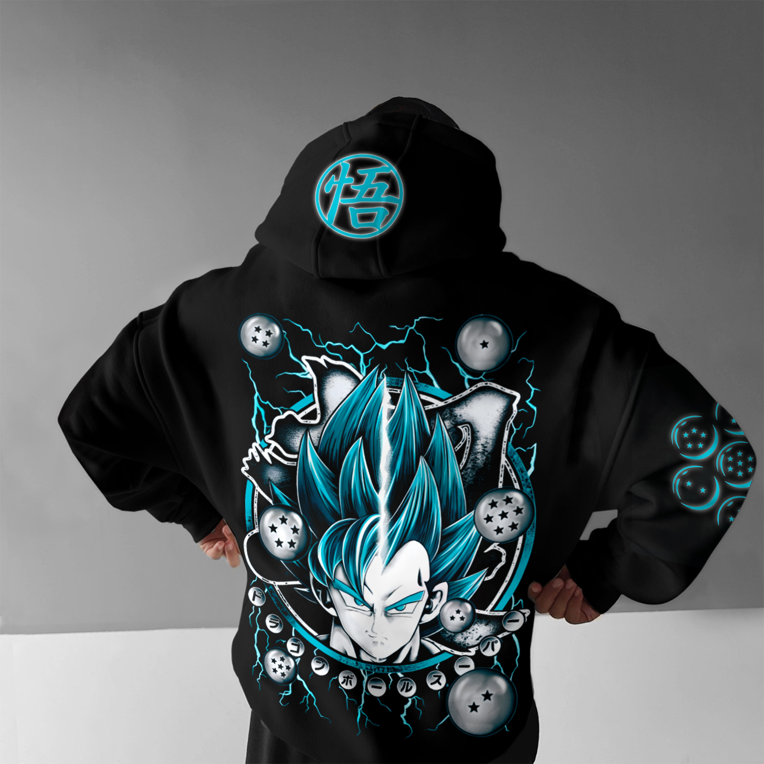 Unisex Anime Print Casual Oversized Hoodie
