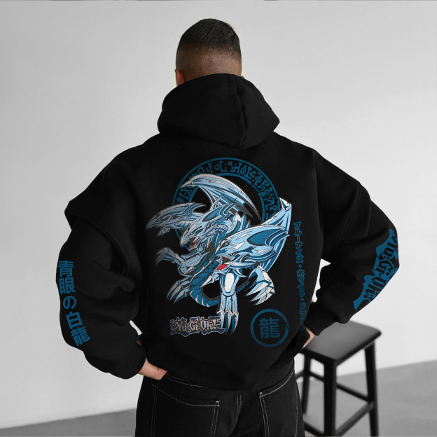 Unisex “Yu-Gi-Oh！” Anime Style Retro Hoodie