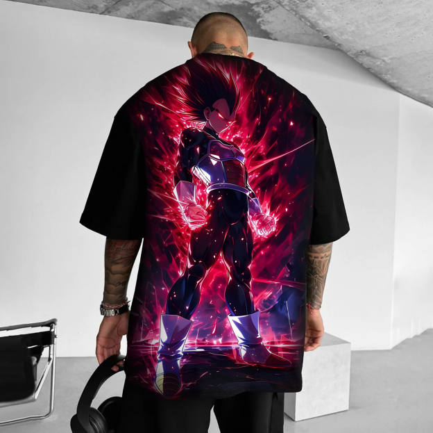 Unisex Anime Inspired Vintage T-Shirt