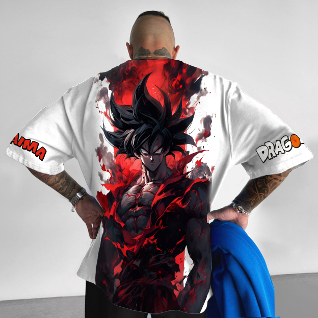 Unisex Anime Inspired Vintage T-Shirt