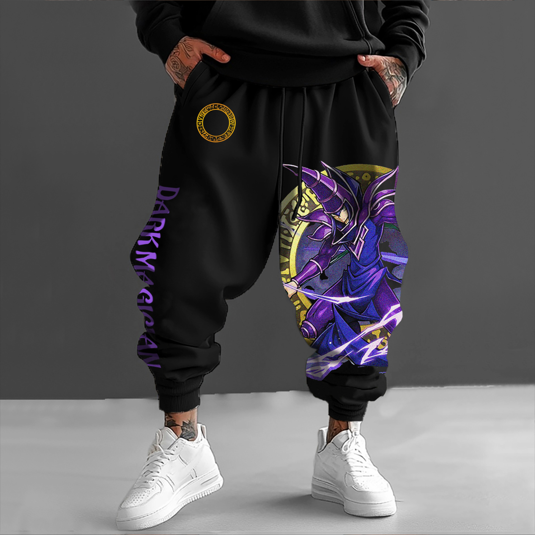 Unisex “Yu-Gi-Oh！” Anime Style Retro Pants