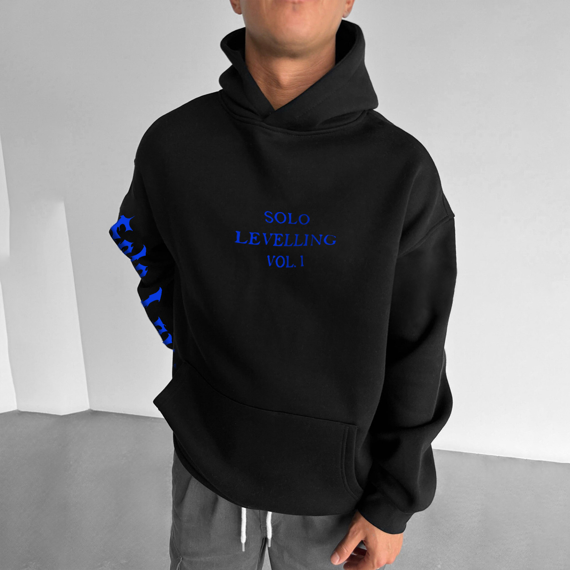 Unisex “Solo Leveling” Anime Graphic Streetwear Vintage Hoodie