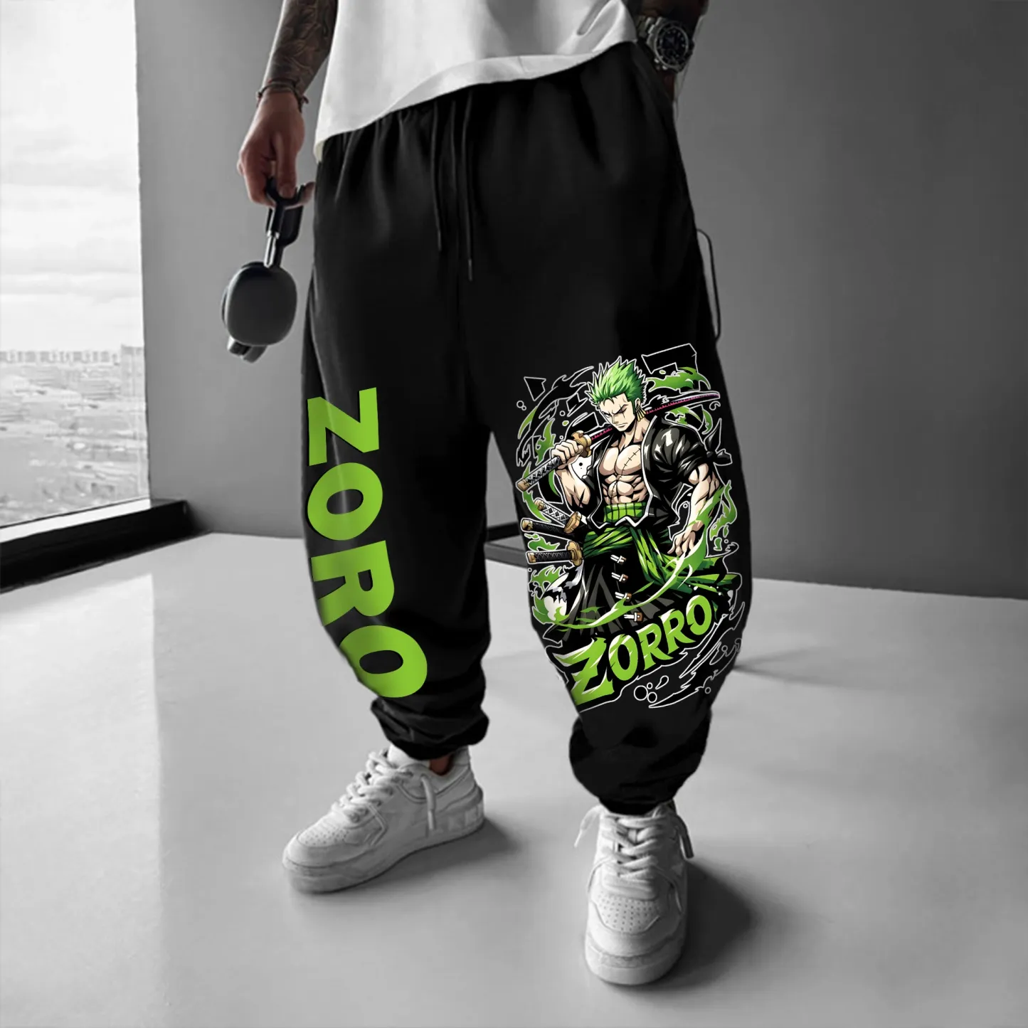 Unisex Casual Anime Streetwear Pants