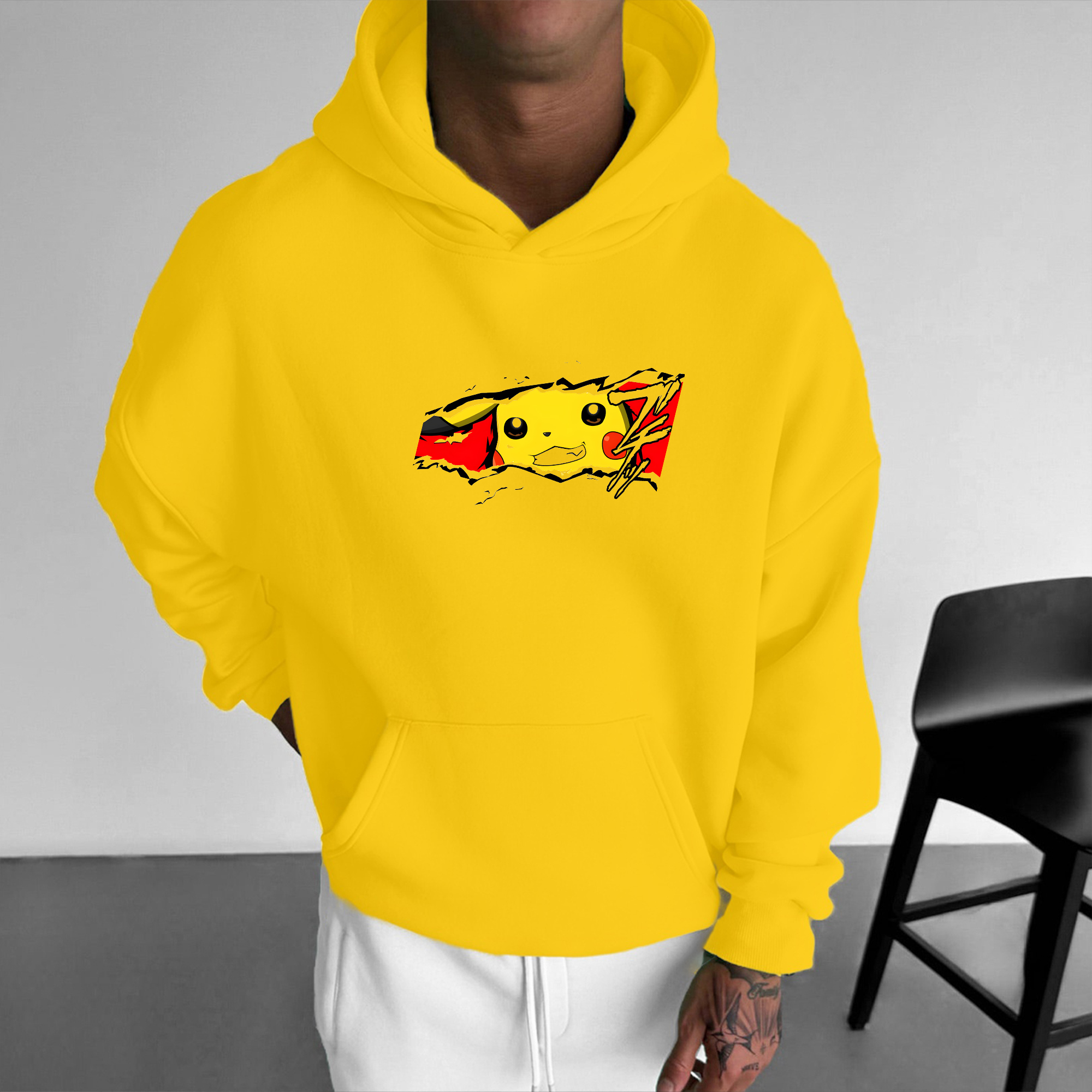 Unisex Anime Graphic Streetwear Vintage Hoodie