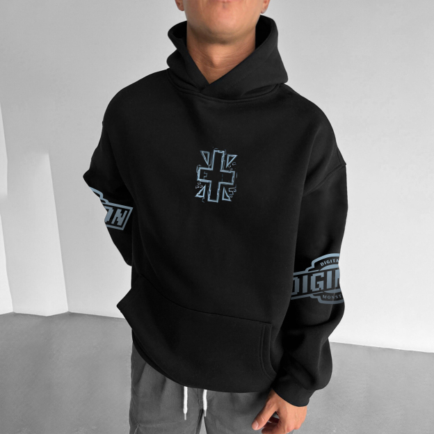 Unisex “Digimon” Anime Style Retro Hoodie-comicclothing