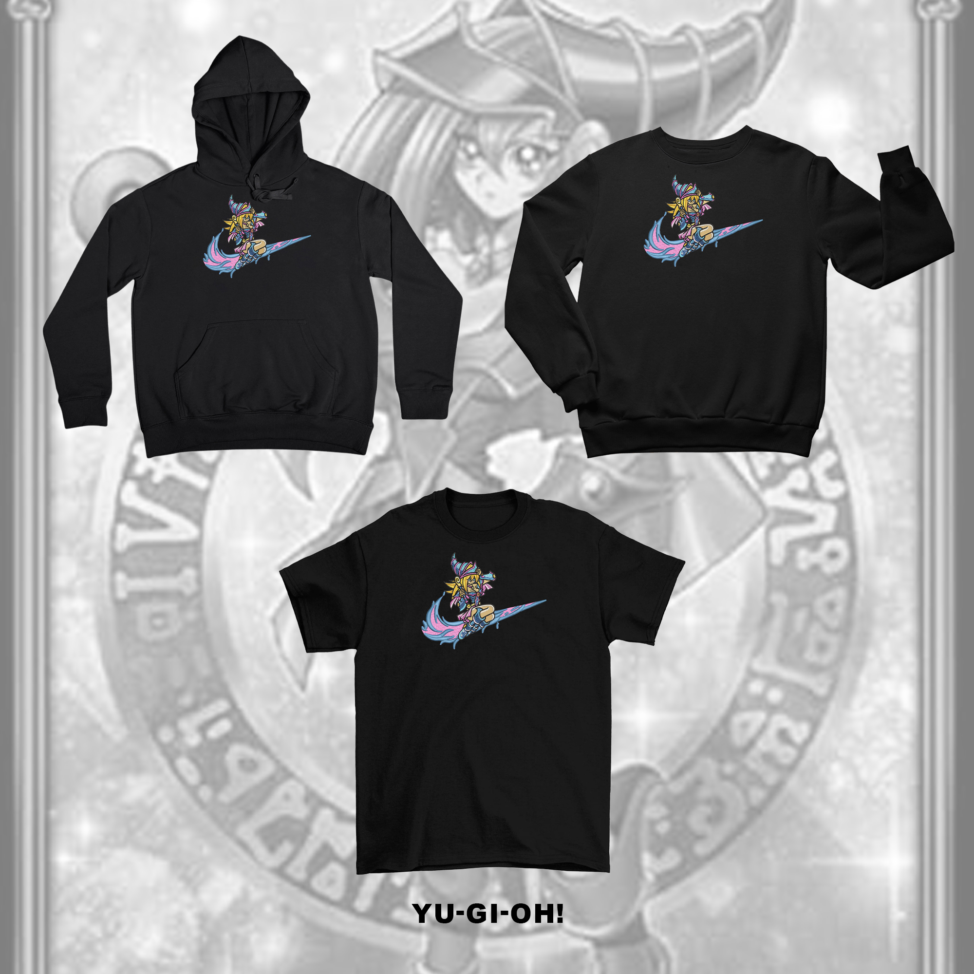 Unisex "Yu-Gi-Oh!" Anime Embroidered Top