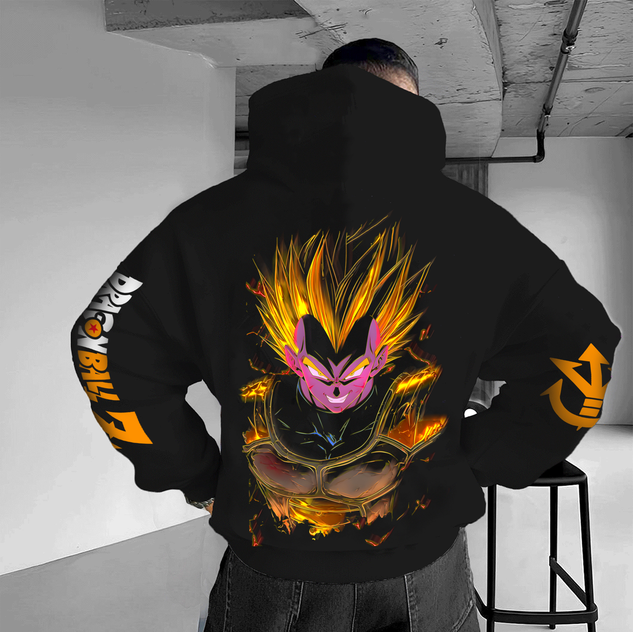 Unisex Anime Graphic Streetwear Vintage Hoodie