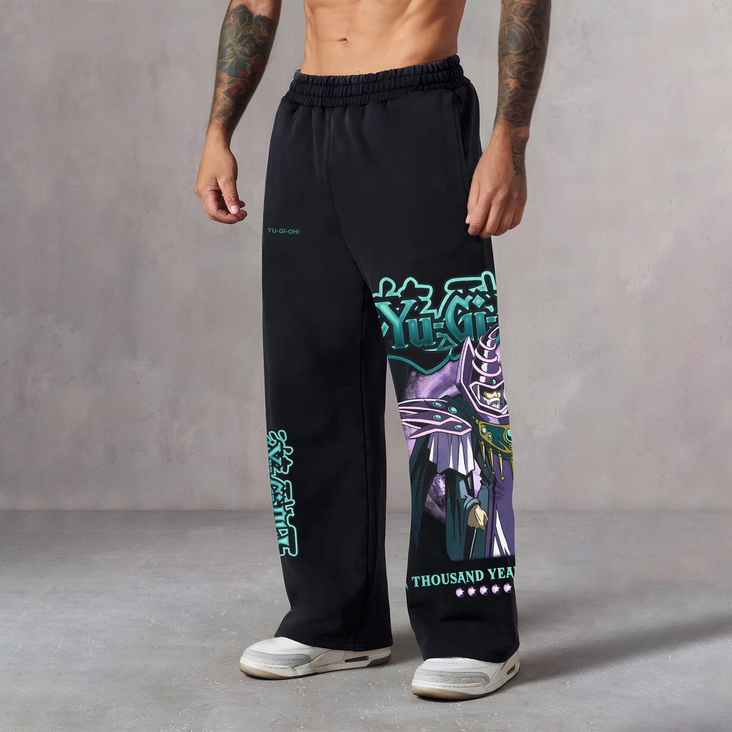 Unisex "Yu-Gi-Oh!" Game Anime Graphic Print Pants