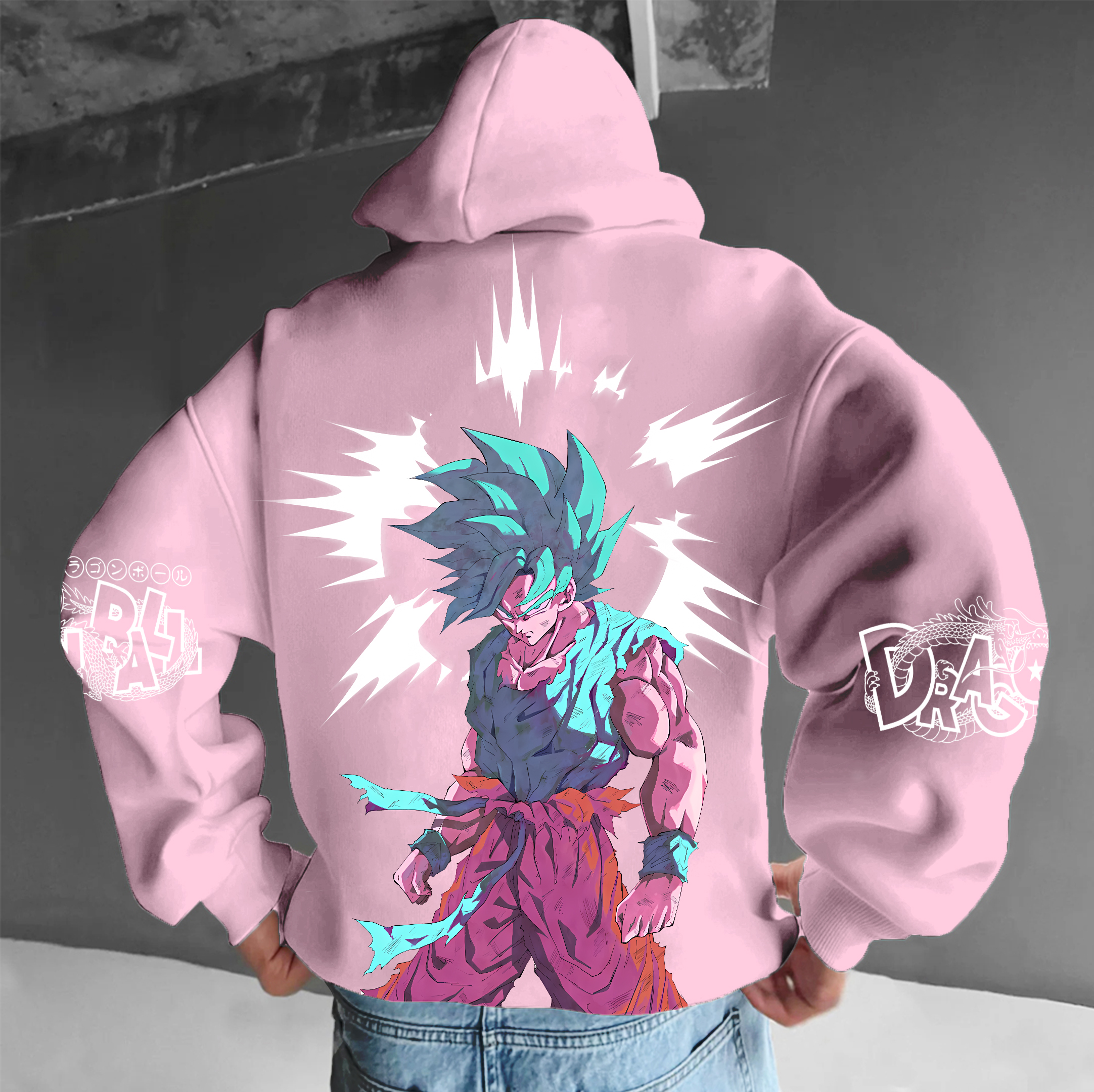 Unisex Anime Graphic Streetwear Vintage Hoodie
