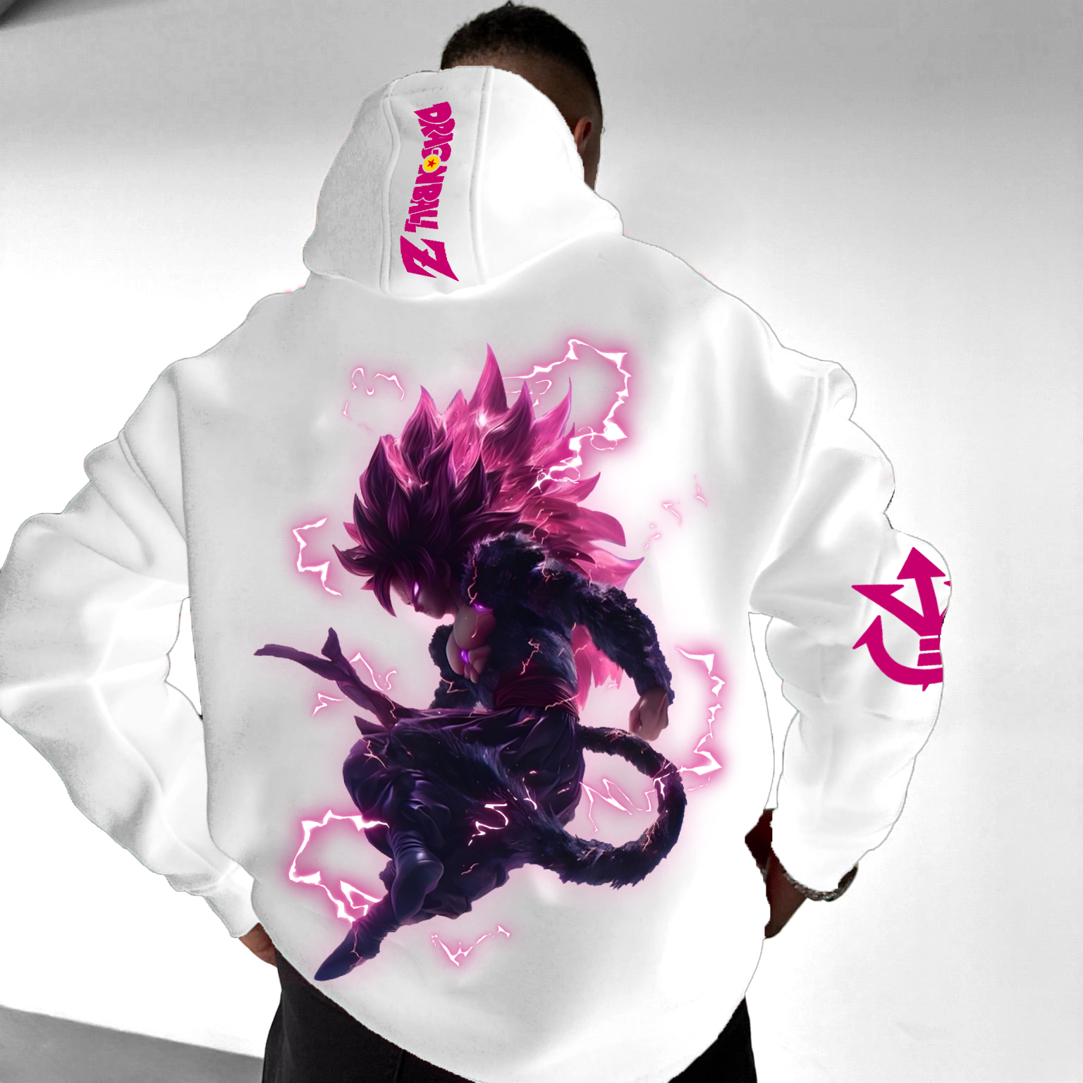 Unisex Anime Print Casual Oversized Hoodie