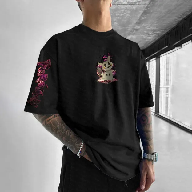 Unisex   Anime Inspired Vintage T-Shirt-comicclothing
