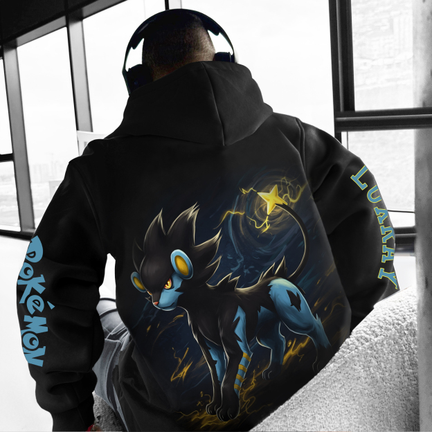 Unisex “Pokémon” Anime Graphic Streetwear Vintage Hoodie