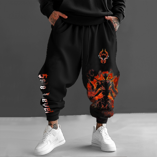 Unisex Casual Anime Streetwear Pants