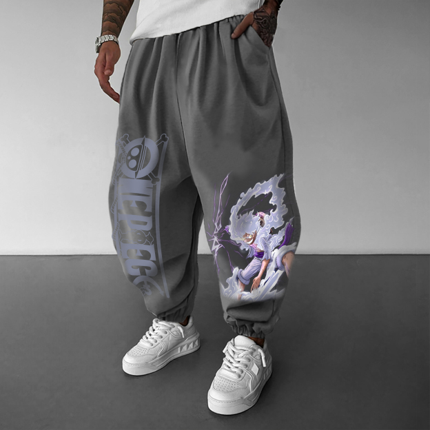 Unisex Casual Anime Streetwear Pants-AnimeClothe