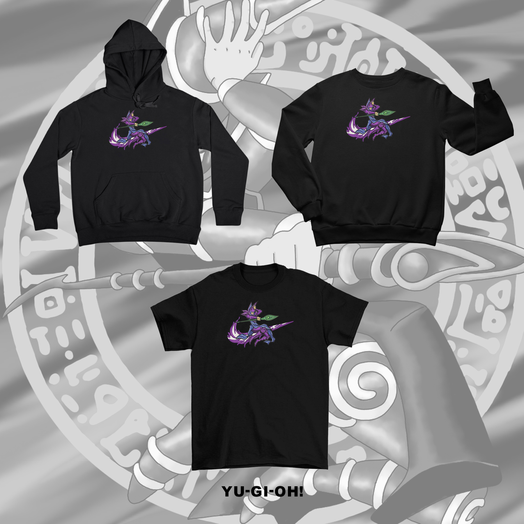 Unisex "Yu-Gi-Oh!" Anime Embroidered Top