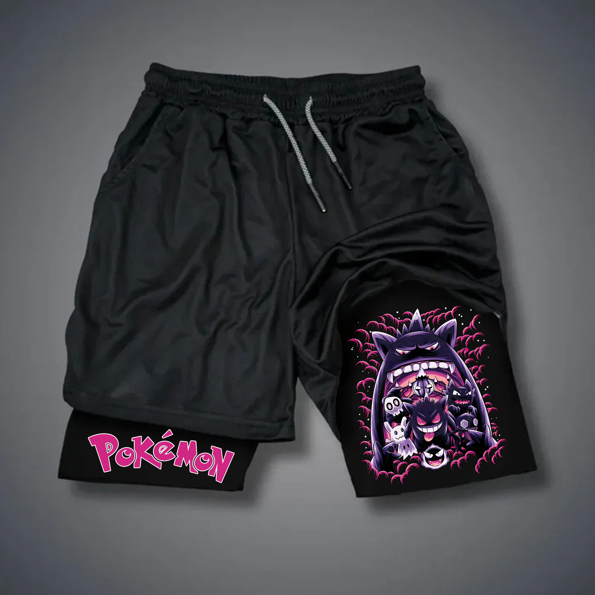 Unisex Casual Anime Streetwear Shorts-Anime x kingdom