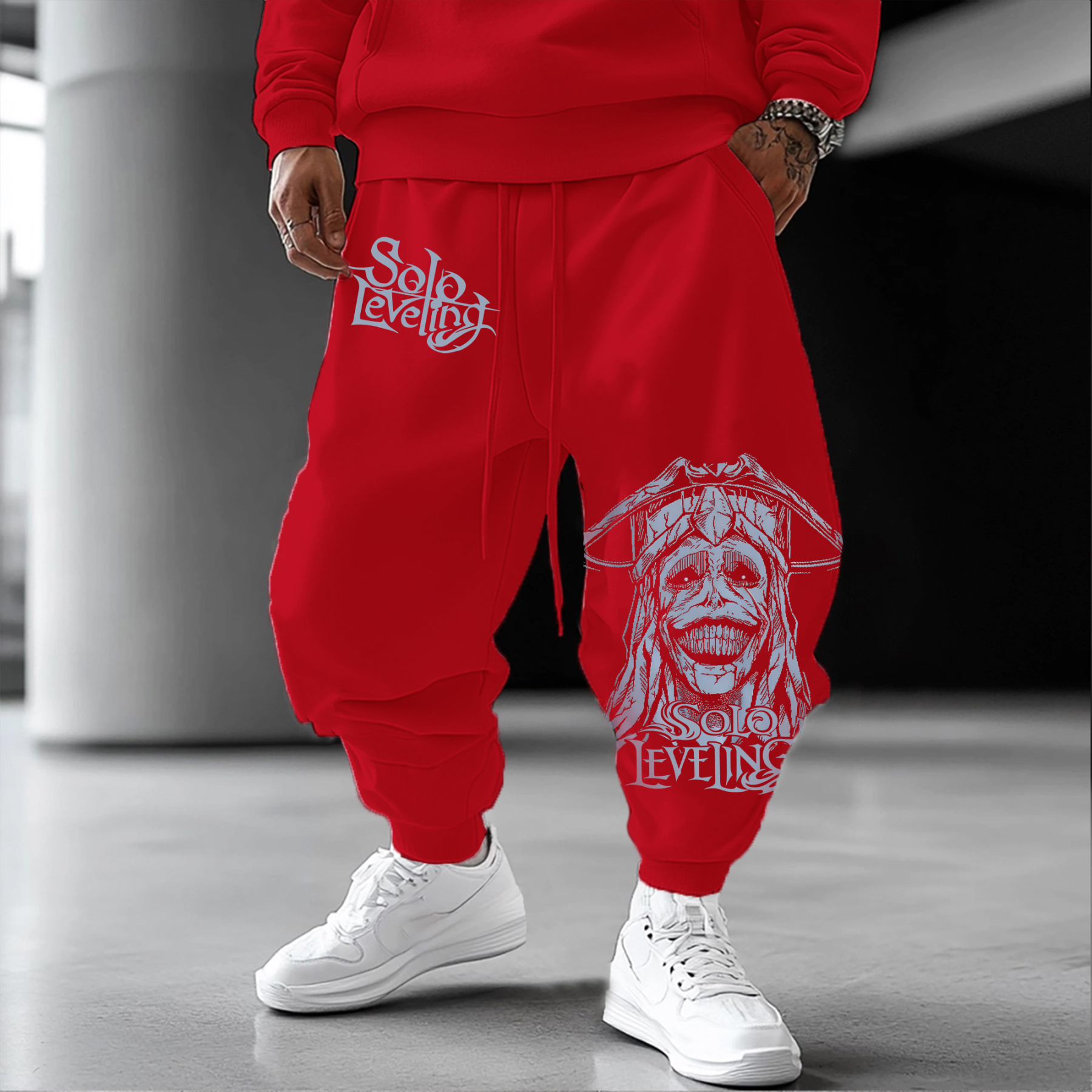 Unisex Casual Anime Streetwear Pants