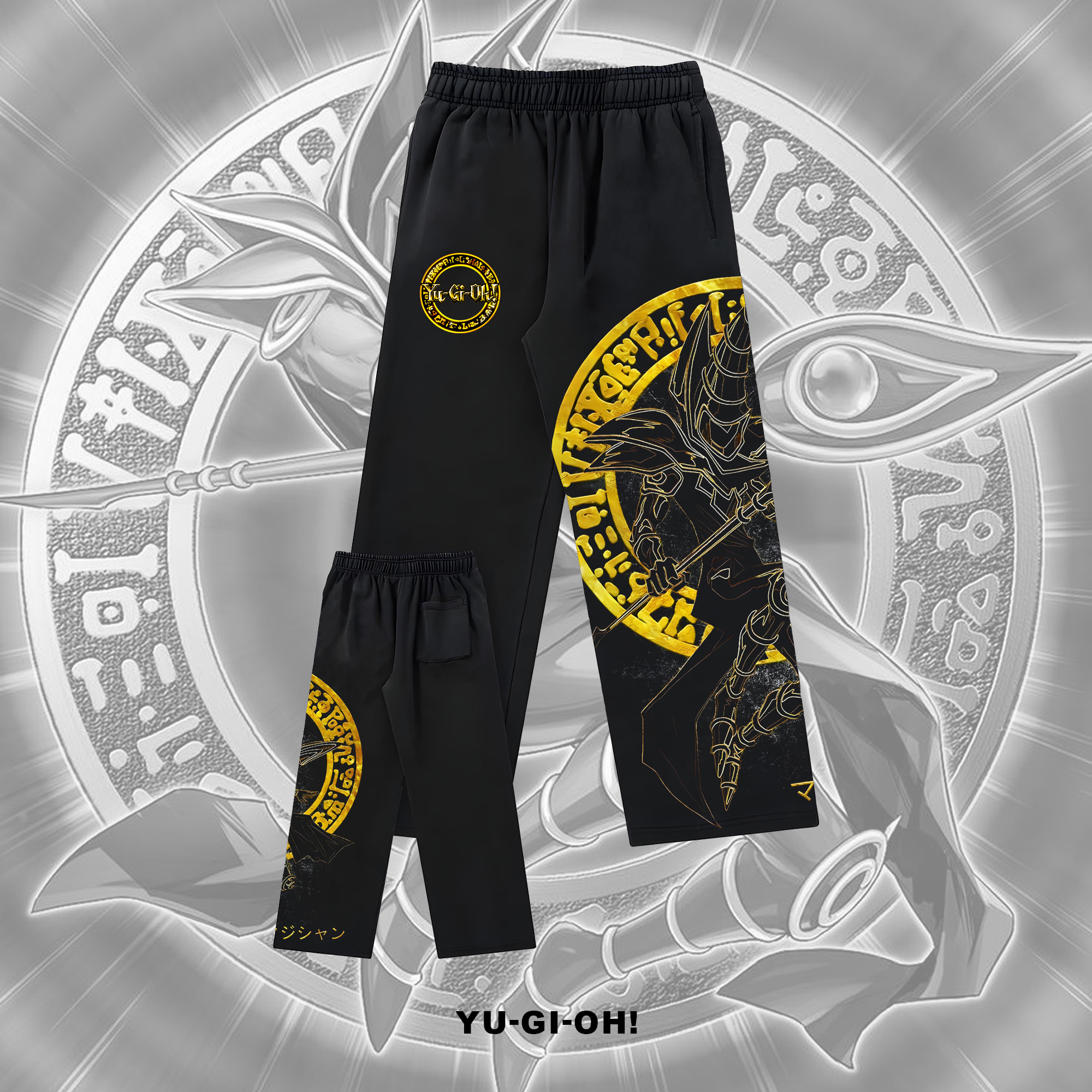 Unisex "Yu-Gi-Oh!" Game Anime Graphic Print Pants
