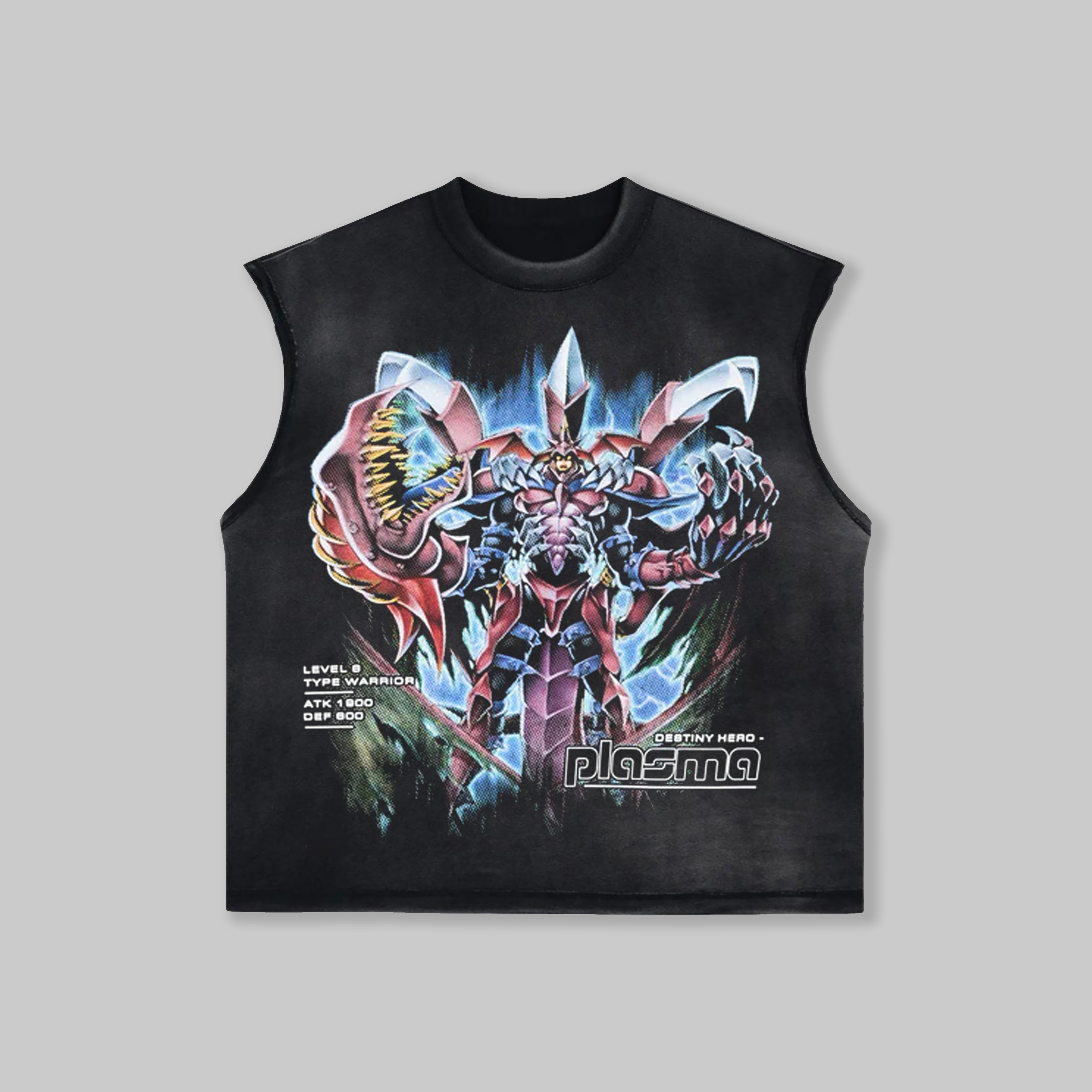 Unisex "Yu-Gi-Oh!" game and anime pattern printed vest
