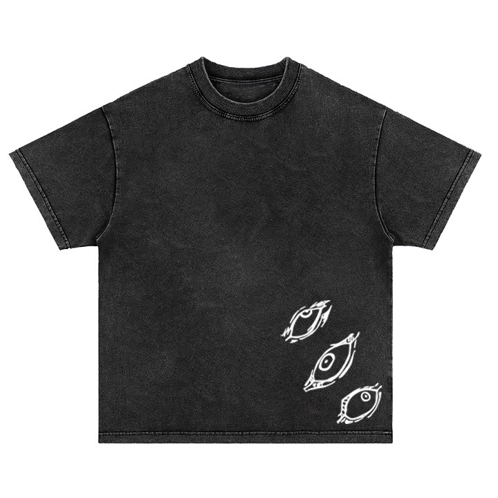 The Honored One Gojo JJK Acid Wash Vintage Style T-shirt, Anime Inspired Tee