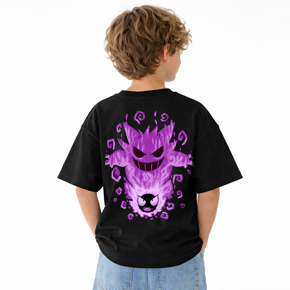 Pokémon Anime Graphic T-Shirt for Kids Cartoon Print Cotton Tee