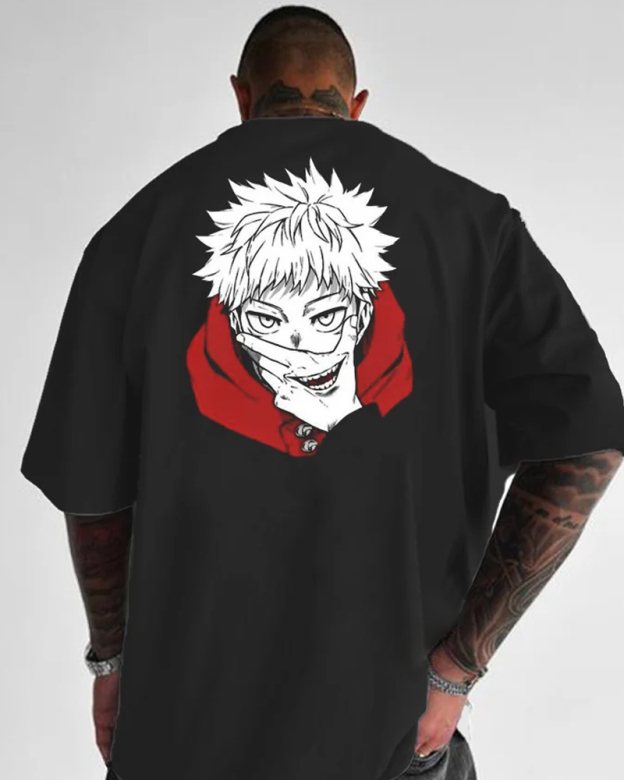 Oversized Anime Personalized Printed T-Shirt