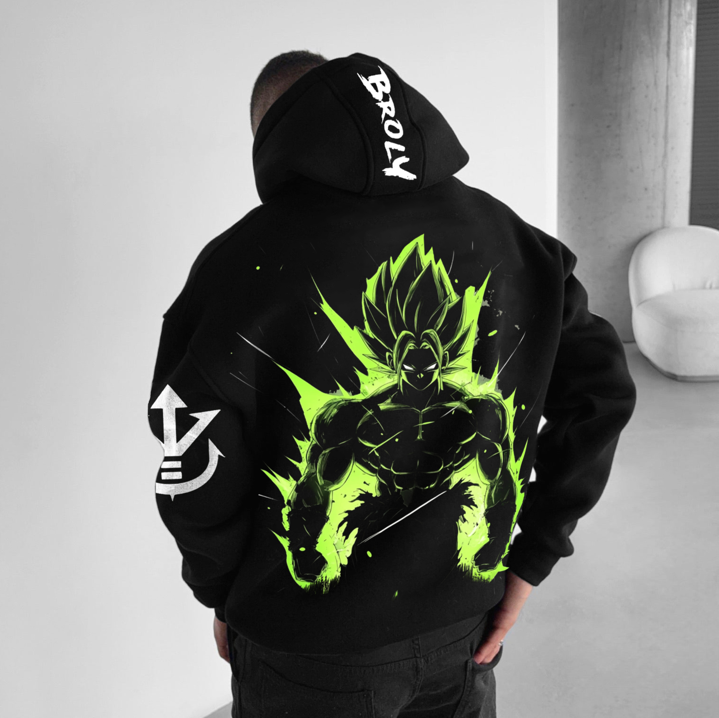 Oversized Unisex Anime BDZ Print Hoodie
